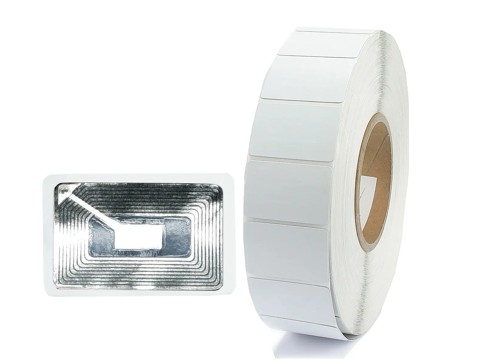 Klebeetikett RF 8,2 MHzm, Blanco,47x30mm,