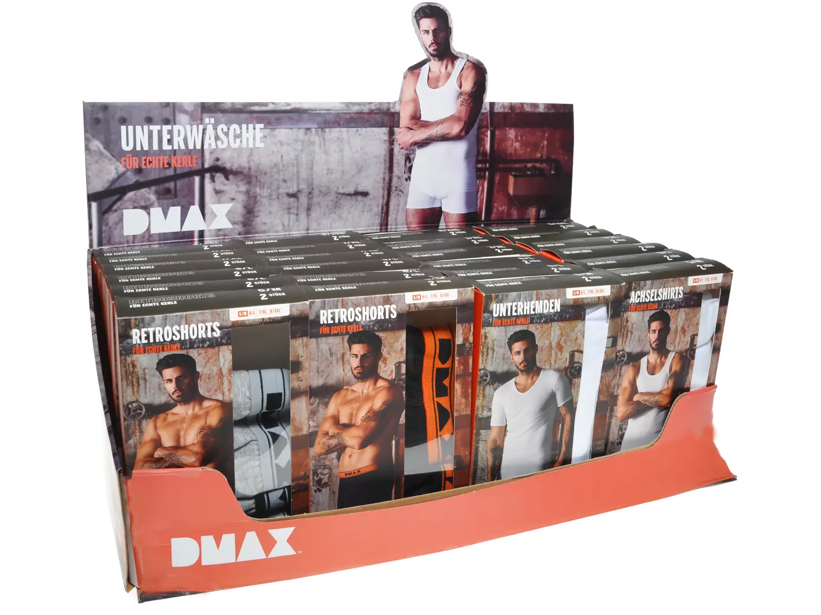 DMAX Thekendisplay 24-tlg. 57cm x 30cm