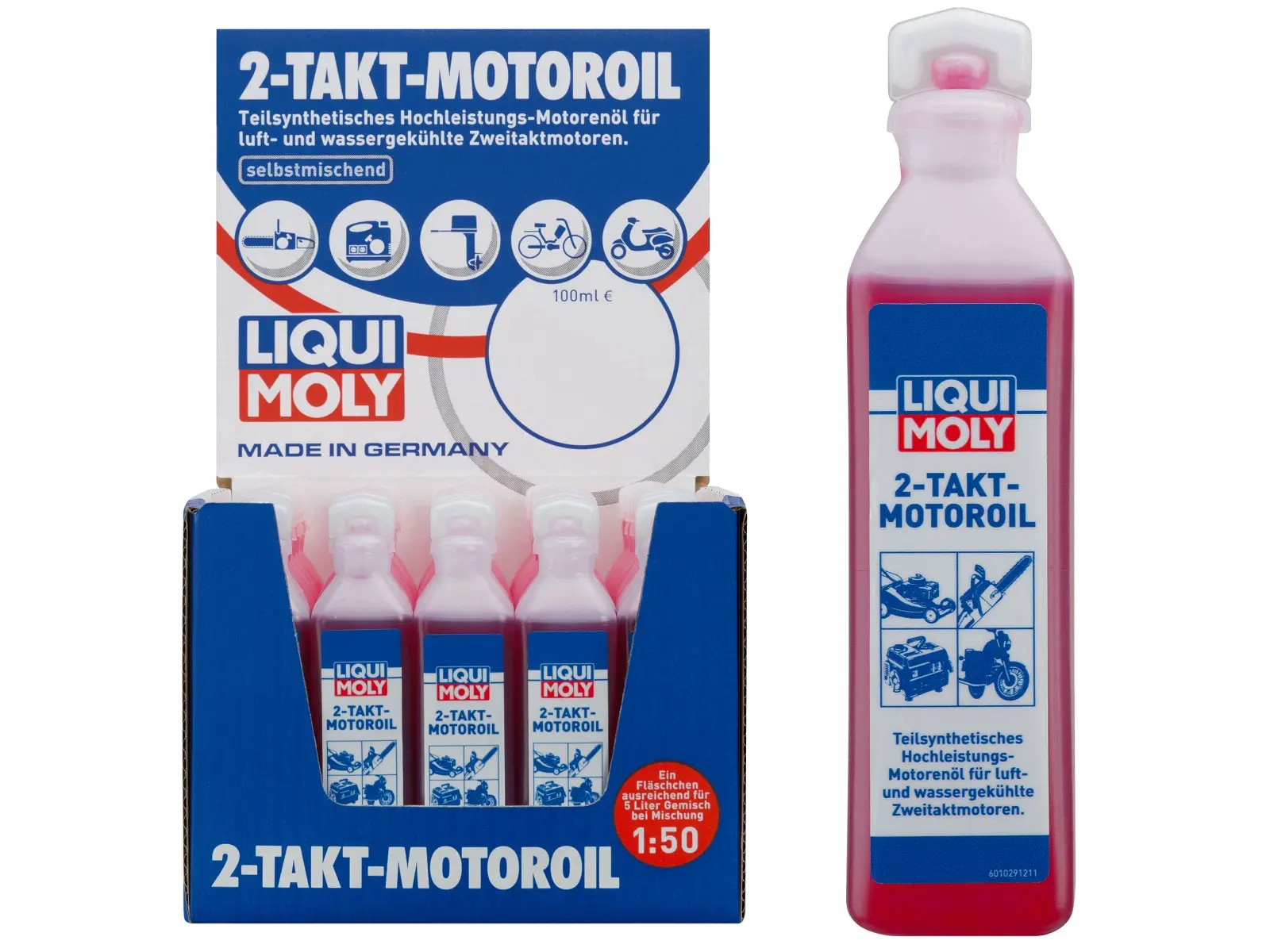 LIQUI MOLY Motorenöl 2-Takt selbstmi.100ml Dsp x50
