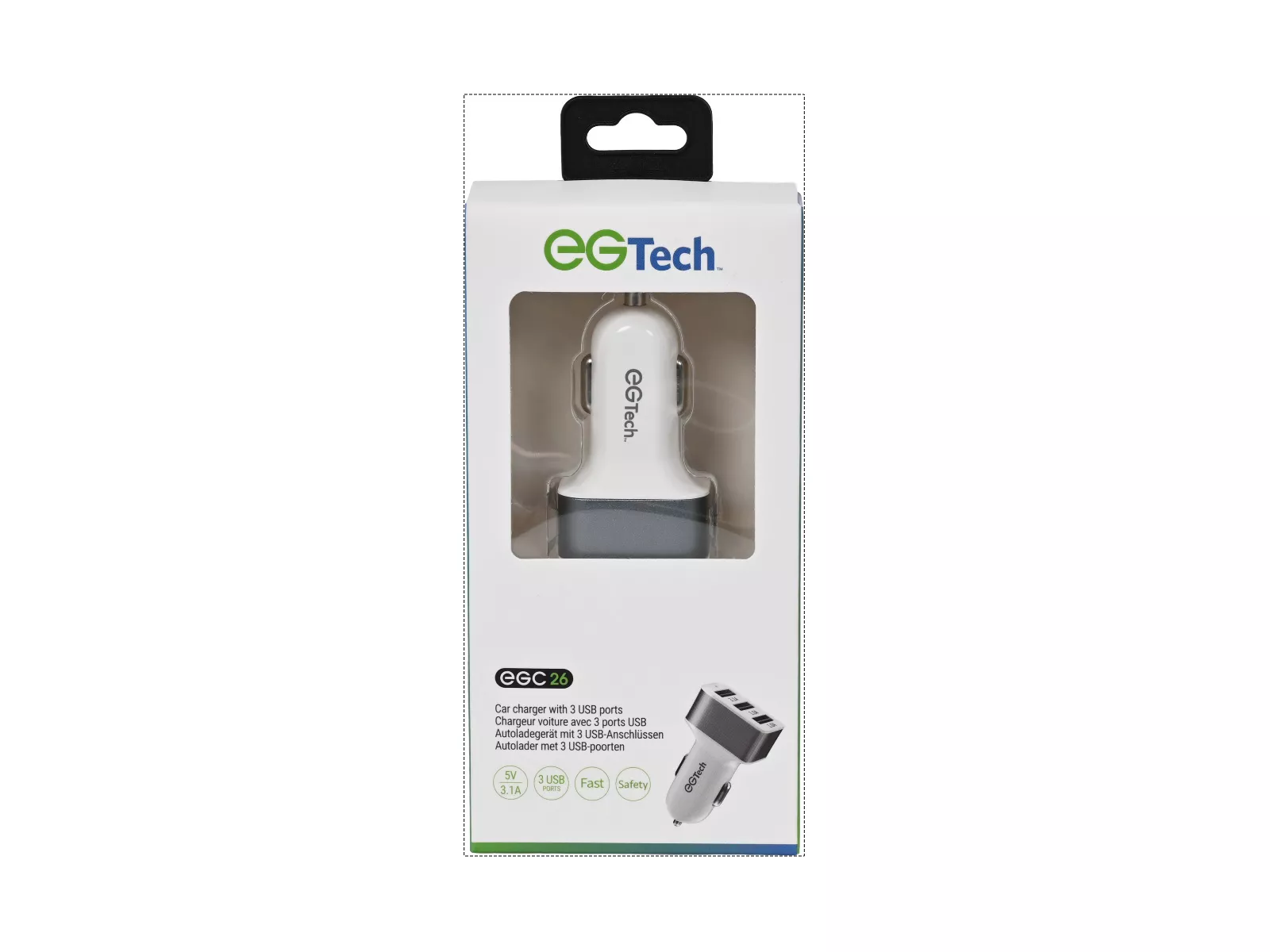 Car charger with 3 Ports