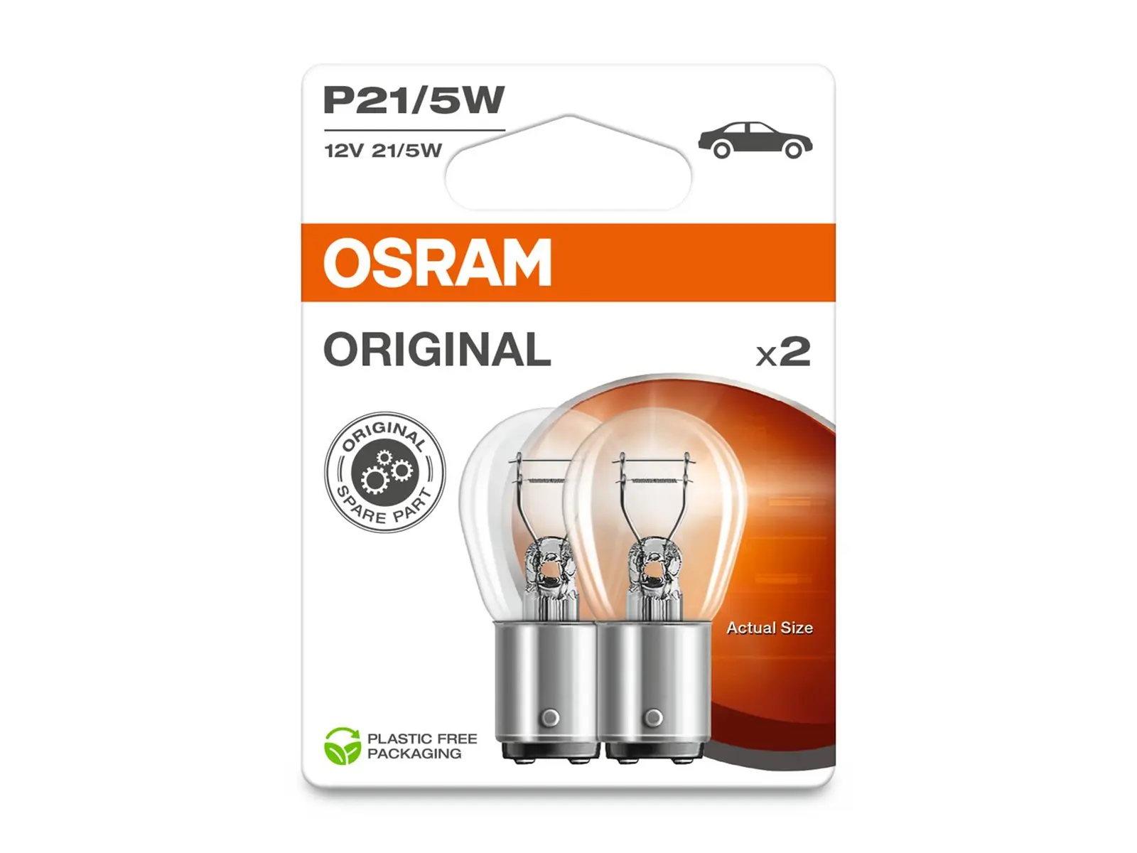 OSRAM Steckb BAY15S 12V/21-5W 2erB NR11