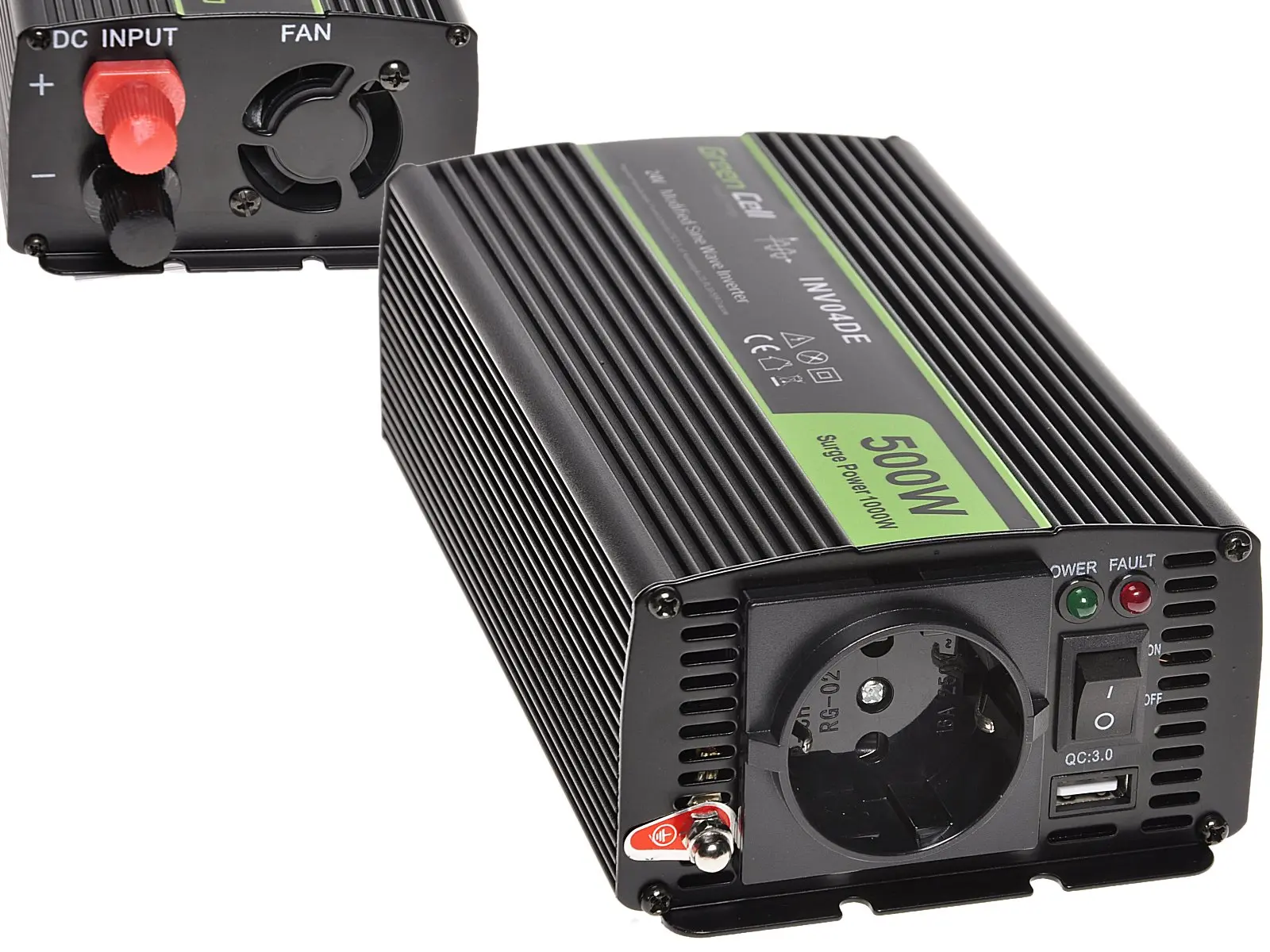 Power Inverter GreenCell  DC/AC 24 > 230V  500W