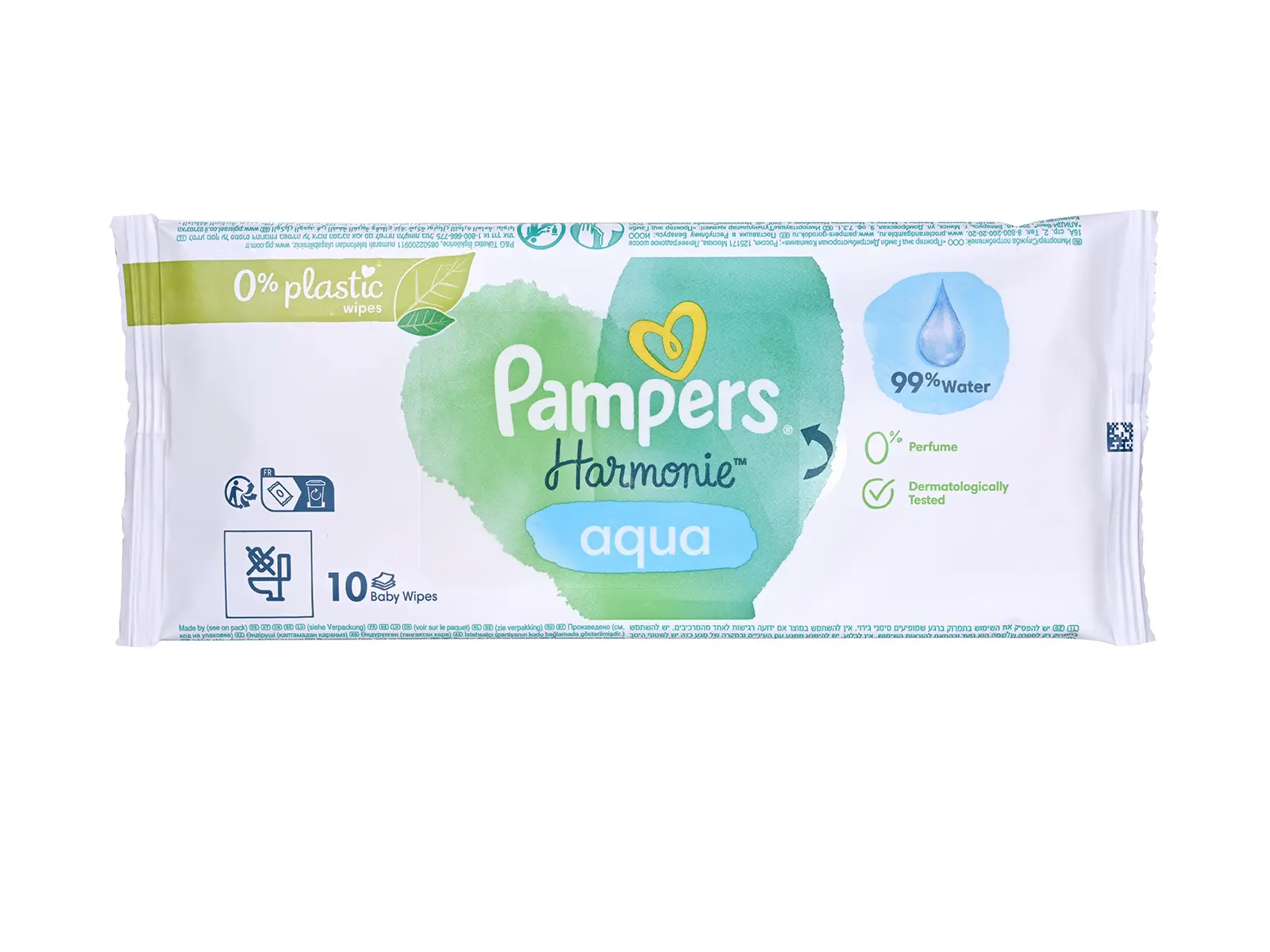 Pampers Harmonie Feuchttücher Aqua 10er, VP45