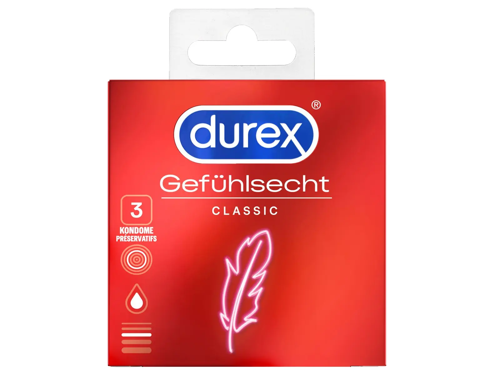 durex Kondome, 3er-Pack Gefühlsecht