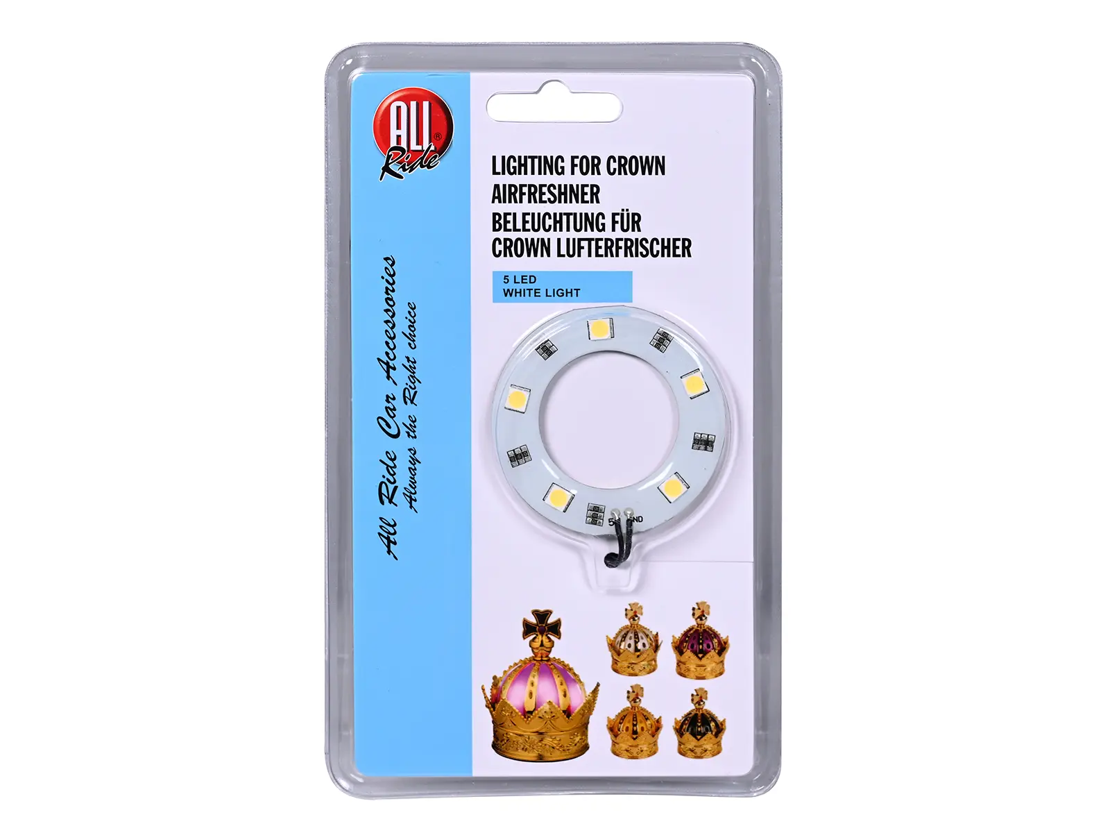 ALL Ride LED Beleuchtung 5LED 5V 1,5m Kabel