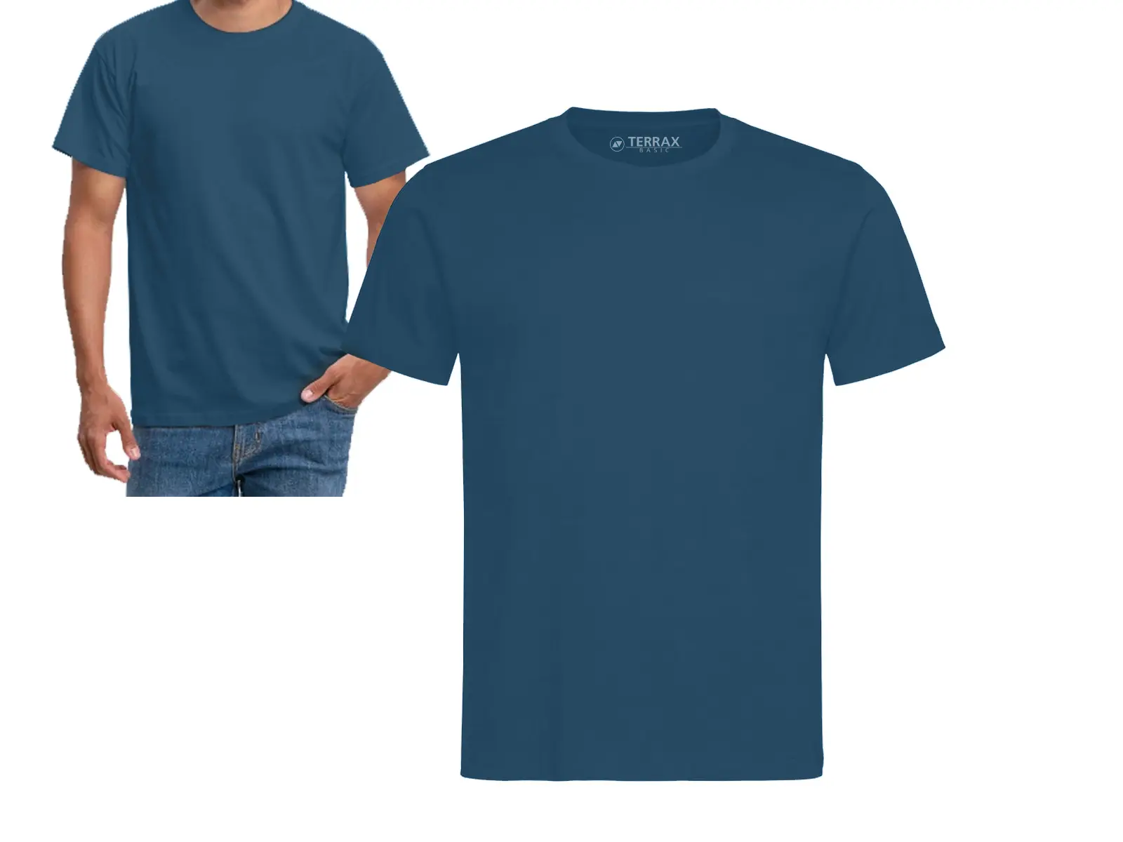Herren T-Shirt dunkelblau Gr. M