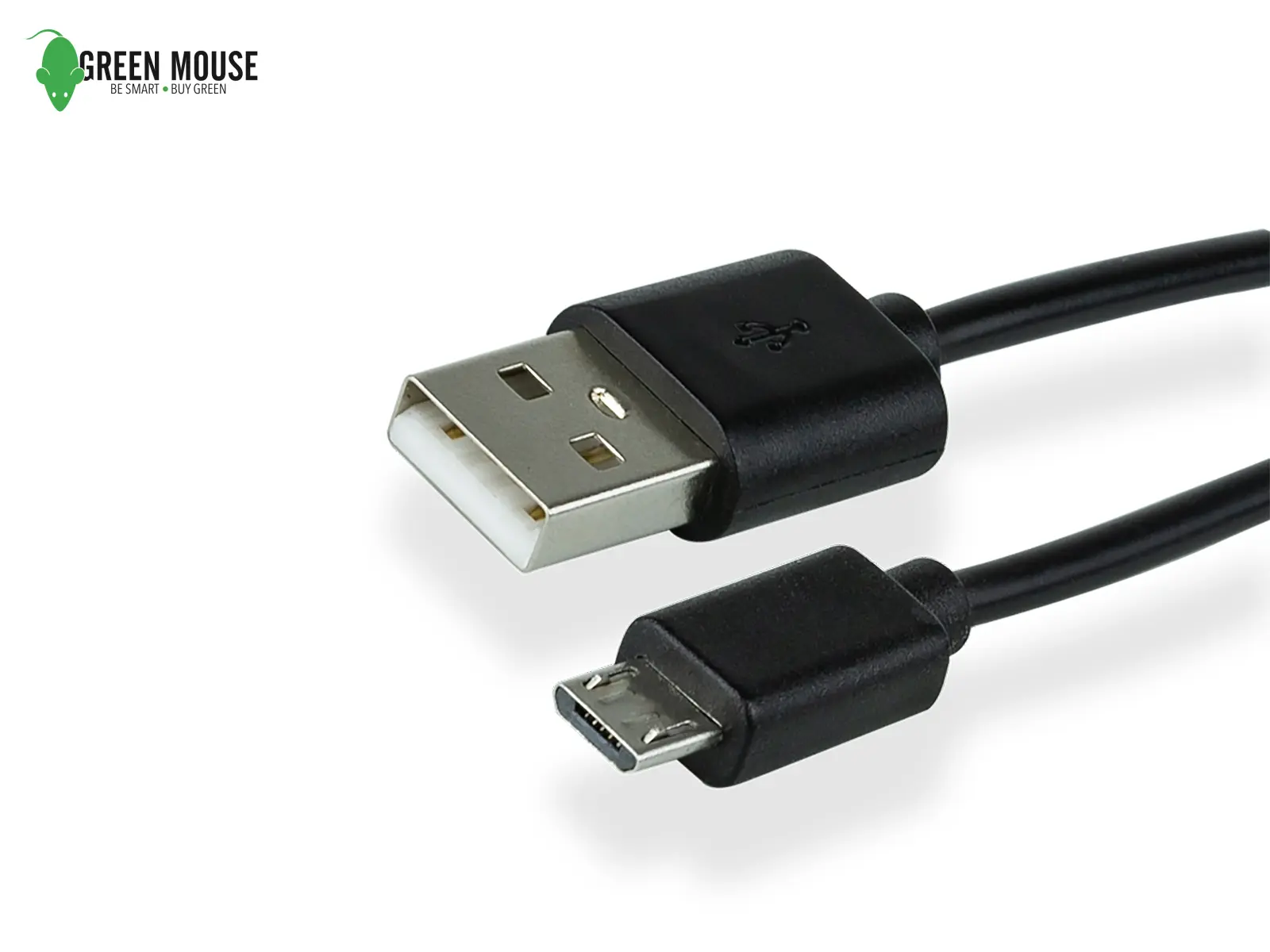 GM Micro-USB Datenkabel 1m 2A schwarz,  VE 5