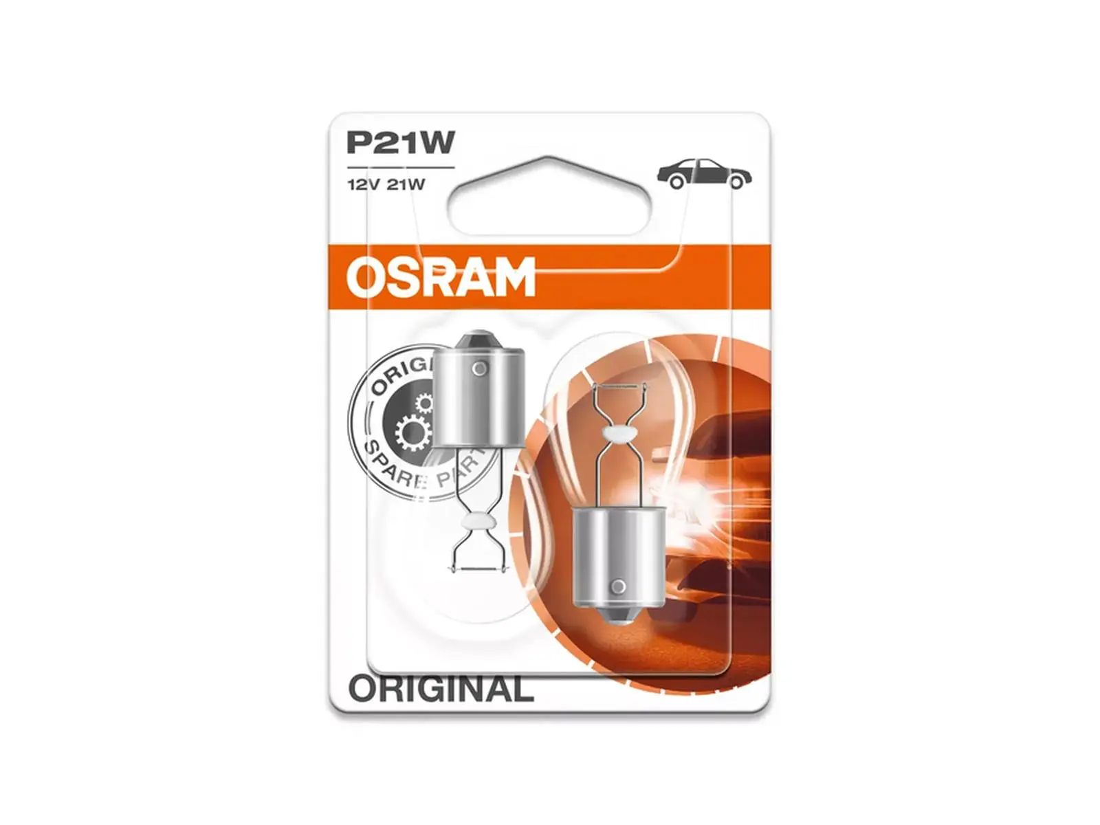 OSRAM Steckbirne BA15S 12V/21W 2erB NR 7