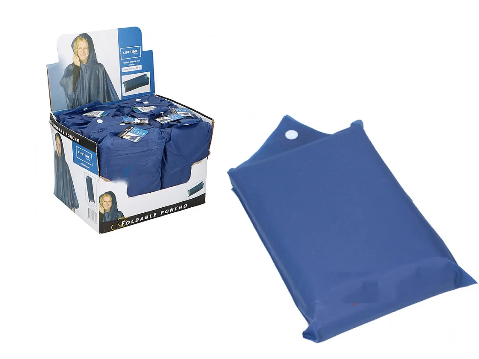 Lifetime Poncho mit Kapuze  Disp. x12