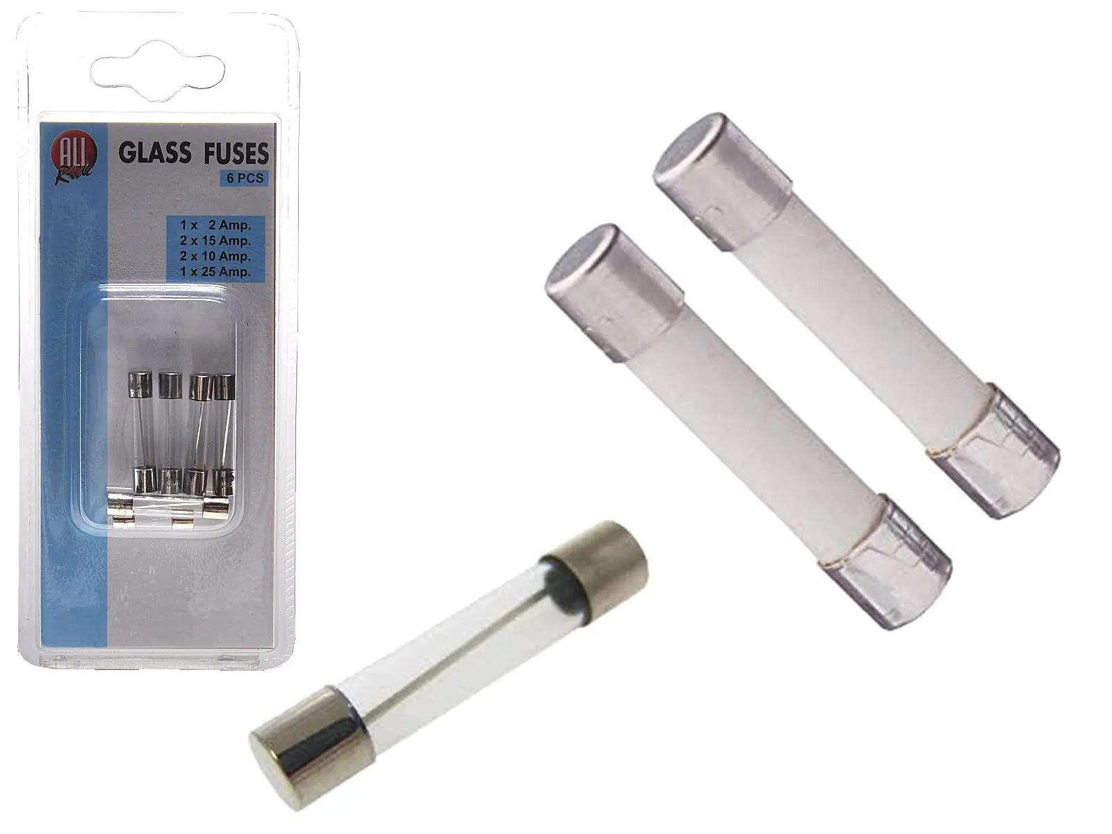 Glassicherung 6er Pack Eurolochblister