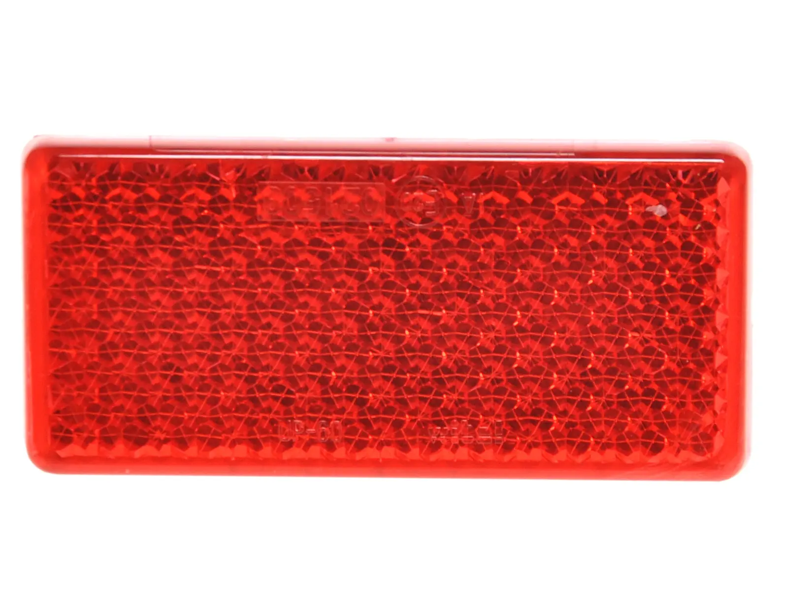 Rückstrahler eckig rot 90x40   VE10