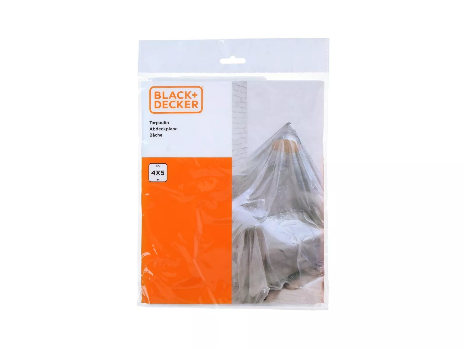 Transparente Abdeckplane 4x5m PVC